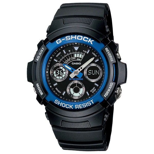 Đồng Hồ Casio Nam Dây Nhựa GSHOCK AW-591-2ADR Chính Hãng