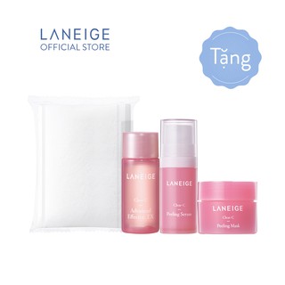 [HB Gift] Bộ Kit Laneige Clear-C Peeling Trial Kit 4 Item