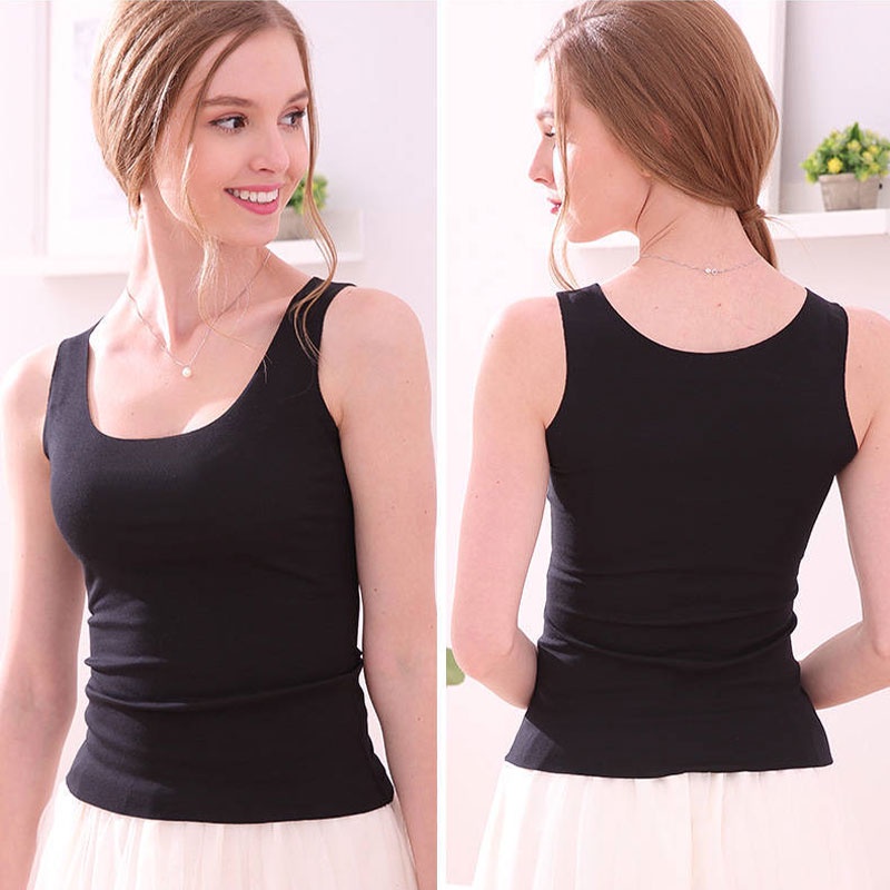 XIN LAN YA SHE Áo Tank Top Cảm Giác Băng Thời Trang Mùa Hè Cho Nữ