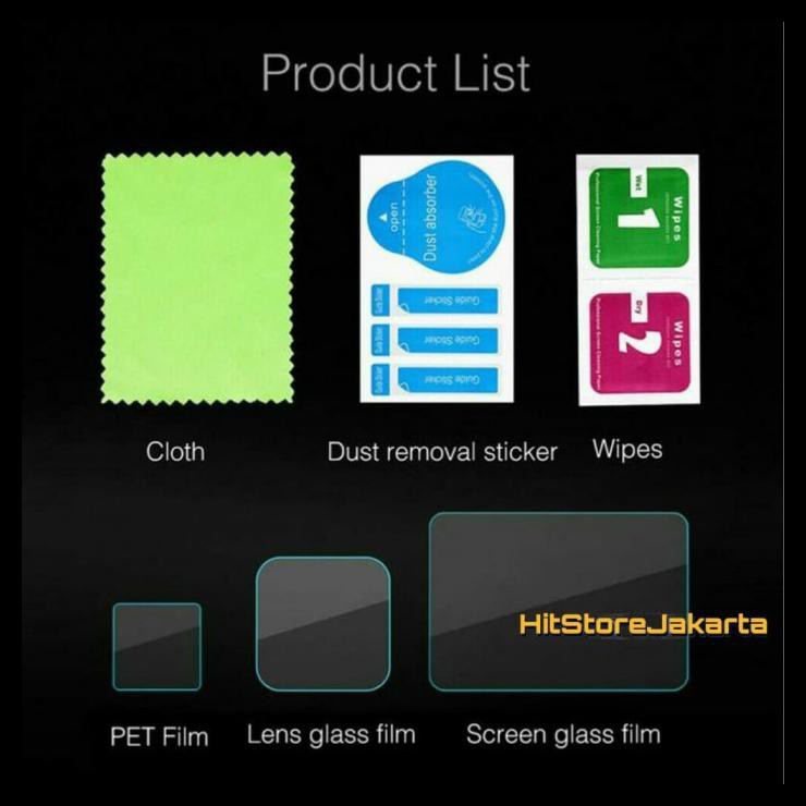 Set Phim Dán Bảo Vệ Chống Trầy Xước Màu Đen Dành Cho Gopro Hero 8 | BigBuy360 - bigbuy360.vn