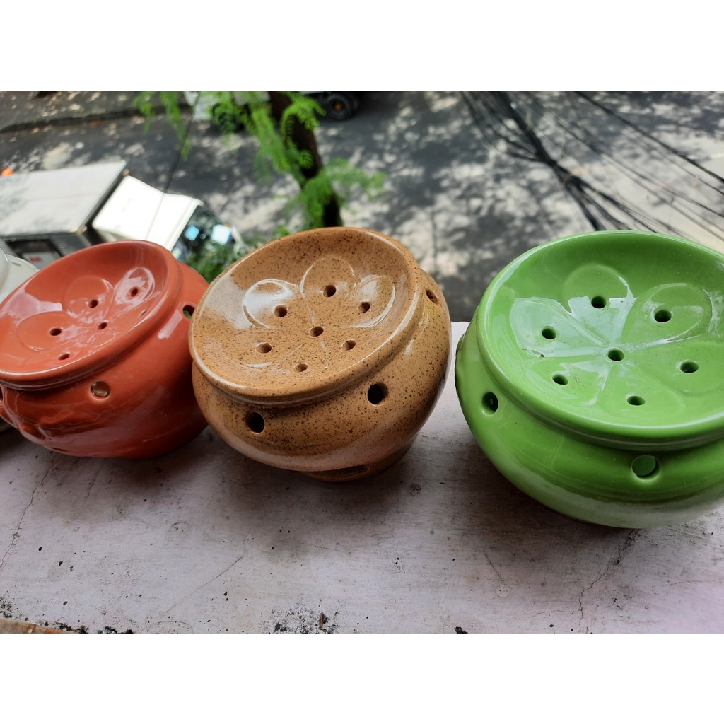 BẾP NUNG THẢO DƯỢC HOA NỔI - KT 12CM