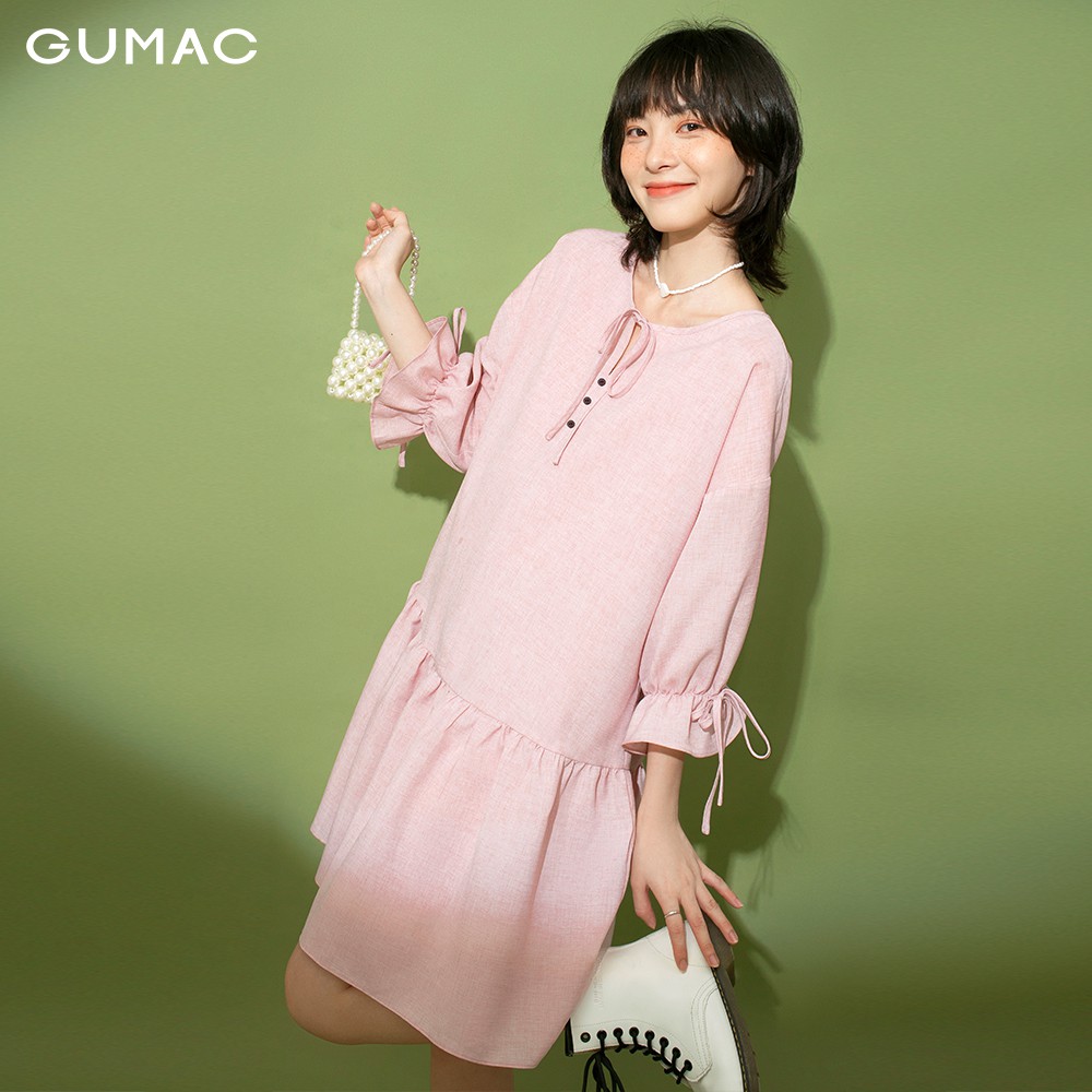 [Mã MABR07062 giảm 8% tối đa 50K đơn từ 249K] Đầm suông nữ GUMAC thiết kế trẻ trung đủ màu đủ size DB1155 | BigBuy360 - bigbuy360.vn