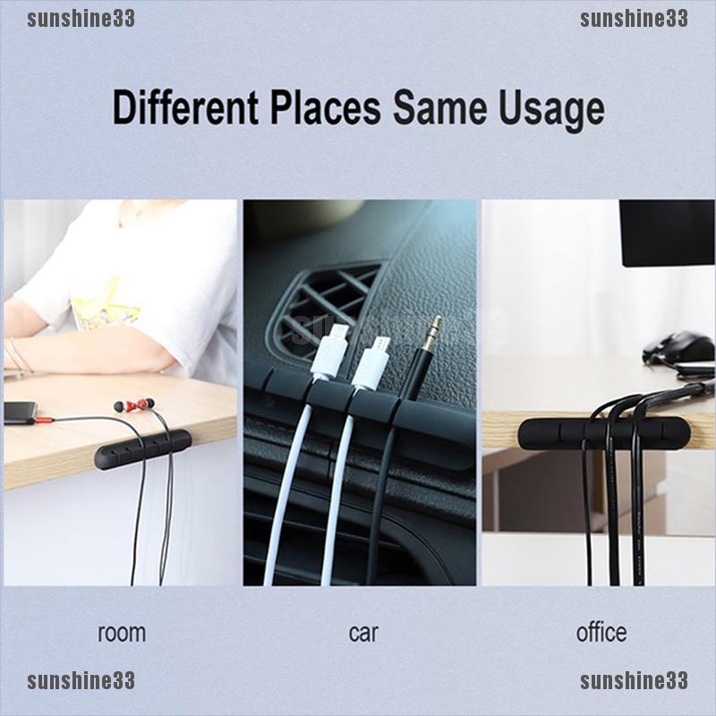 Dụng cụ giữ cáp sạc usb gọn gàng thiết kế 3/5/7 lỗ tiện lợi