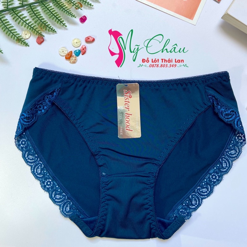 Quần Lót Nữ Thun Lạnh Phối Ren Trẻ Trung Dễ Thương Siêu Bền Hàng Nhập Khẩu, MỸ CHÂU - SHOP ĐỒ LÓT THÁI LAN 723 | BigBuy360 - bigbuy360.vn