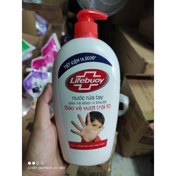 Nước rửa tay lifebuoy 500ml hàng quà công ty phát công nhân