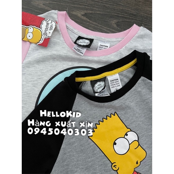 B99 - Bộ thun cộc gia đình simpson