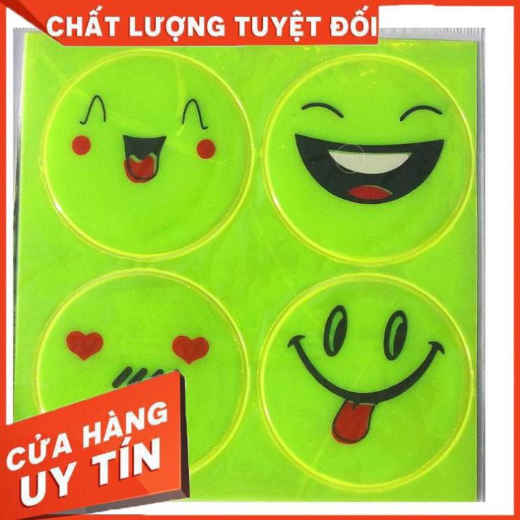 Miến dán phản quang mặt cười