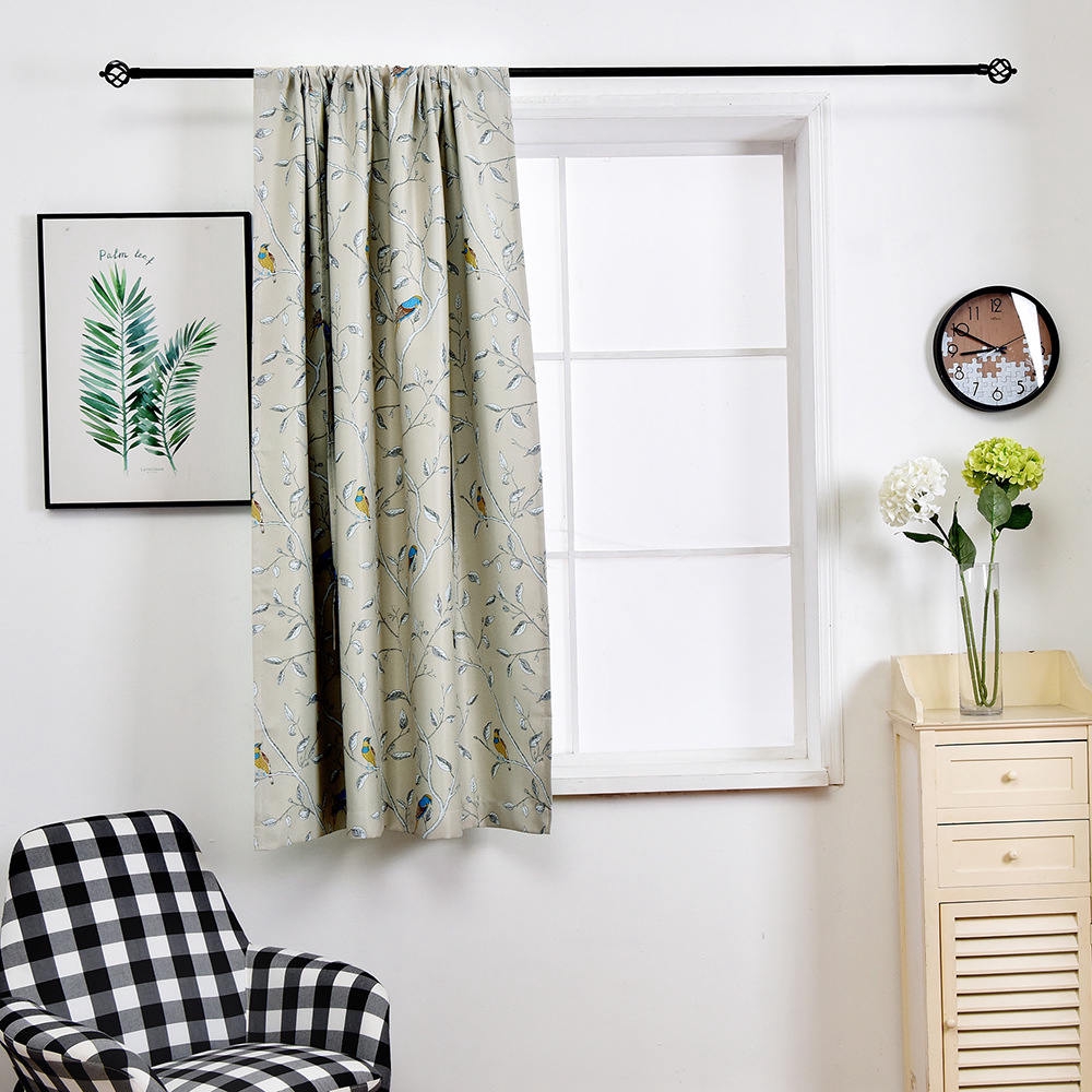 Rèm cửa sổ ngắn kích thước 60x120cm trang trí phòng ngủ phong cách hiện đại