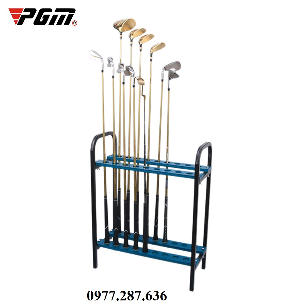 Giá để gậy golf kệ đựng được 18 gậy với khung thép chắc chắn tiện lợi shop GOLF PRO GD002