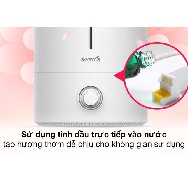 Máy phun sương tạo độ ẩm Xiaomi Deerma mini 5L làm mát không khí có thể bỏ tinh dầu thông minh - HAPOS