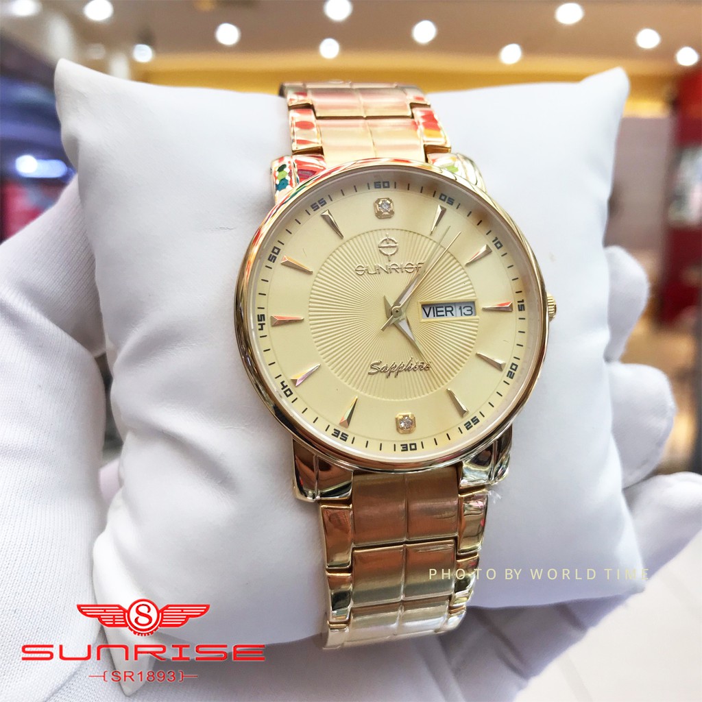Đồng hồ nam sunrise DM747SWC  chính hãng full box  sapphire chống xước , chống nước, bảo hành 3 năm | BigBuy360 - bigbuy360.vn