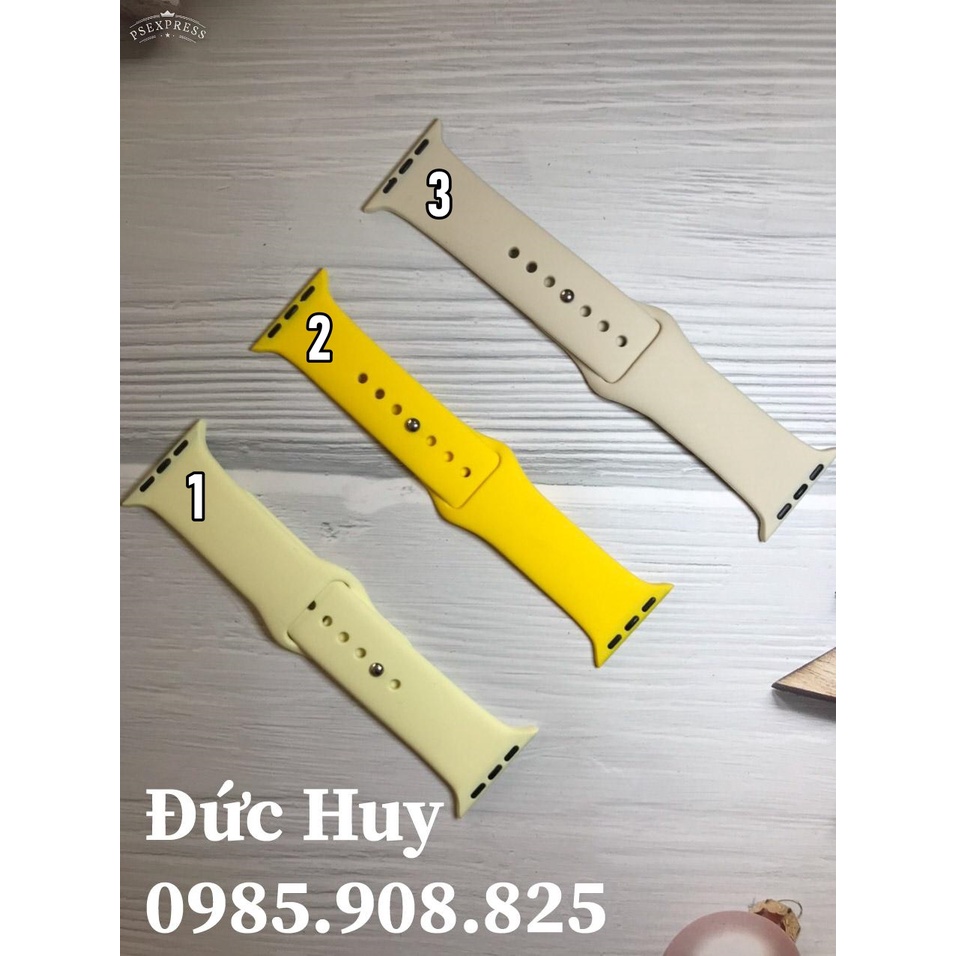 Dây silicon Apple Watch Series 1/2/3/4/5/6/SE đủ Size