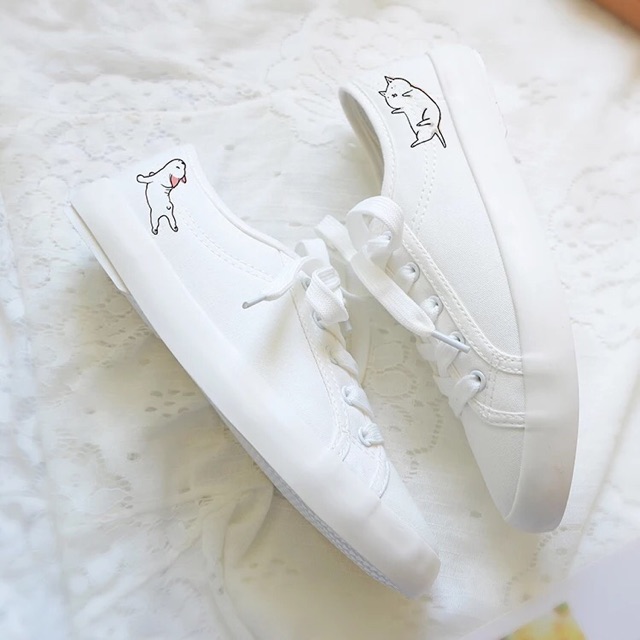 Giày vải nữ 2020 sinh viên Hàn Quốc Harajuku ulzzang BBS356-1