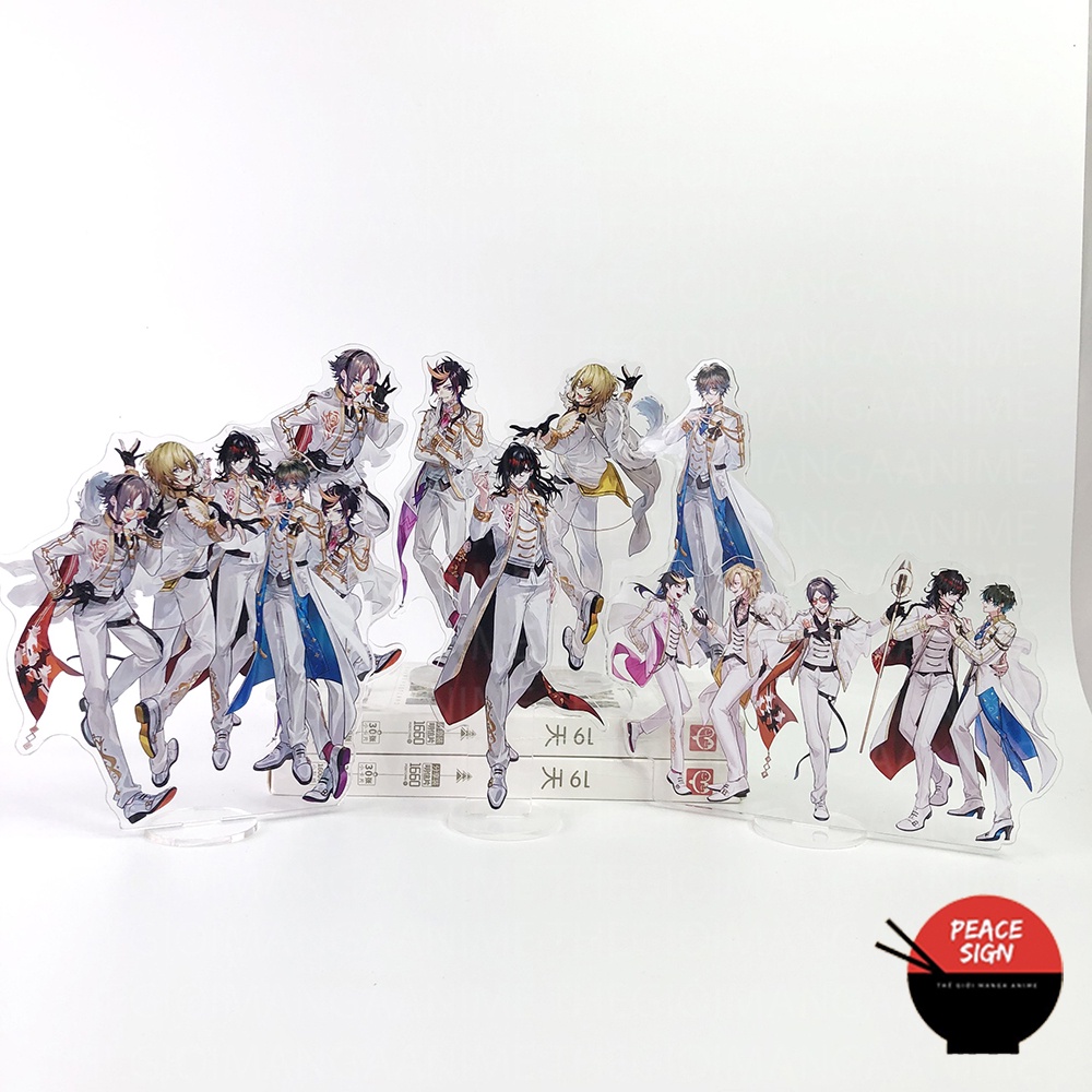 Mô hình LUXIEM Jazz on the Clock!! ver standee Vtuber tượng acrylic anime mica chibi trưng bày Ike Mysta Luca Vox Shu