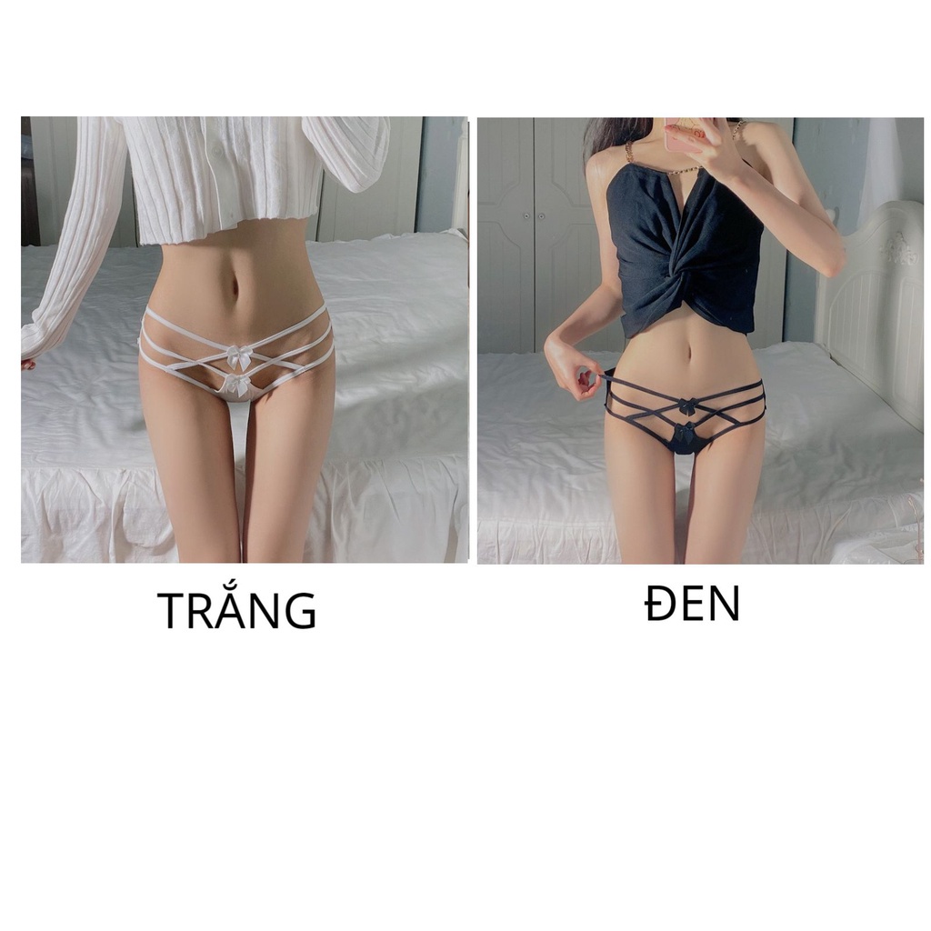 Quần Lót Nữ Ren ❤️FREESHIP❤️Quần lót su đan chéo dây sexy mỏng mát tôn dáng mã C13