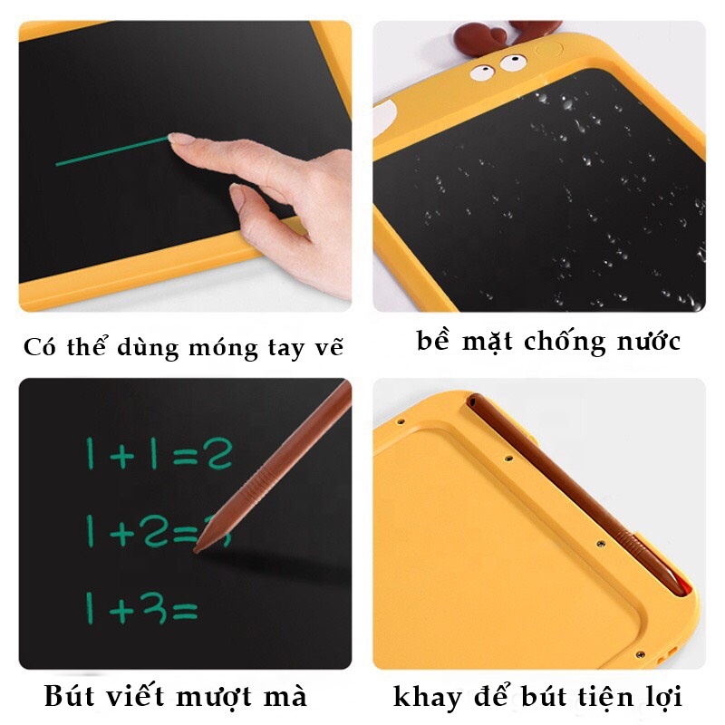 Bảng Vẽ Điện Tử YisBro LCD 8,5'' /10,5'' Mẫu Hoạt Hình Cho Bé DC235