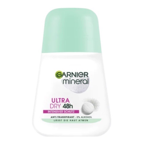 Lăn nách Garnier ⚡ CHUẨN AUTH ⚡ Lăn khử mùi Garnier Mineral 48h sáng da ngừa thâm, mồ hôi, 50ml - Hàng Đức chính hãng