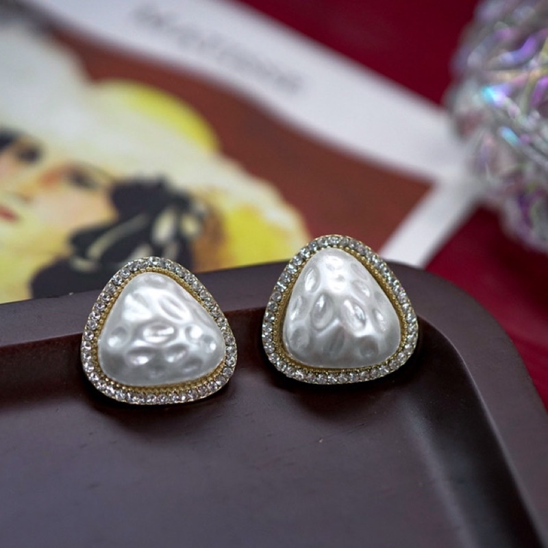 Hoa tai đính đá phong cách thanh lịch - Maben