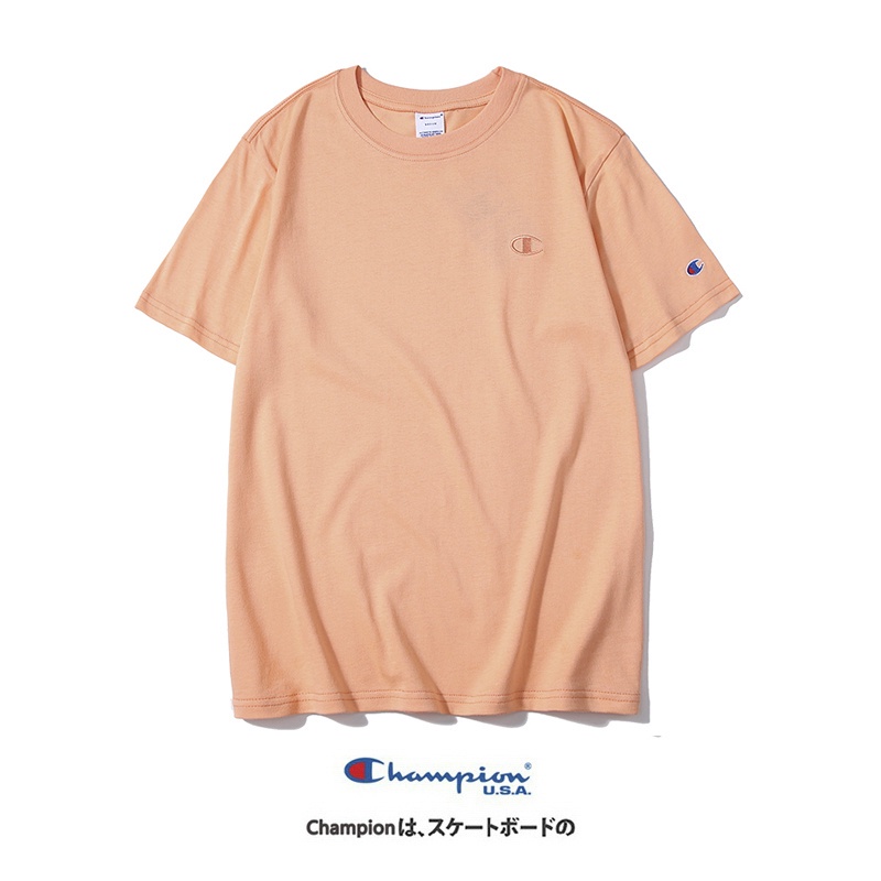 Áo thun Cotton ngắn tay thêu họa tiết cổ điển dành cho nam và nữ