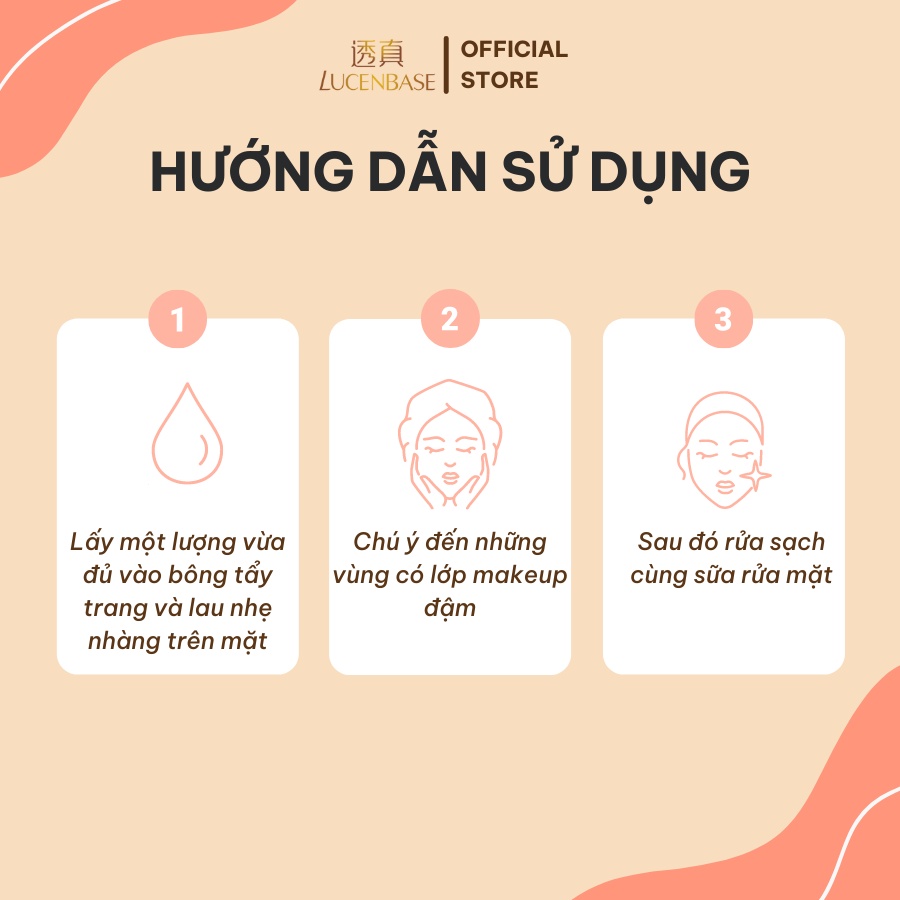 Dầu tẩy trang Hydrating Purifying LUCENBASE 150ml làm sạch sâu