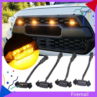 Set 4 Đèn Led Gắn Lưới Tản Nhiệt Trước Xe Hơi Toyota Tacoma Trd Pro 16-20