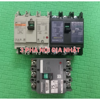 Aptomat 3 pha nhật bản 75a
