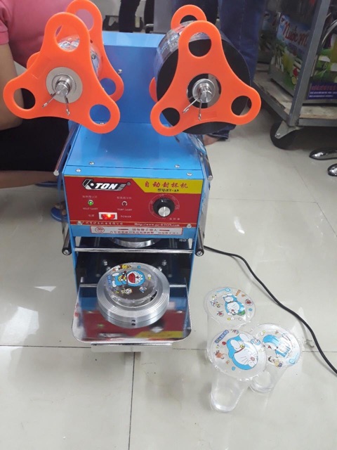 Máy ép miệng ly bán tự động Eton A9