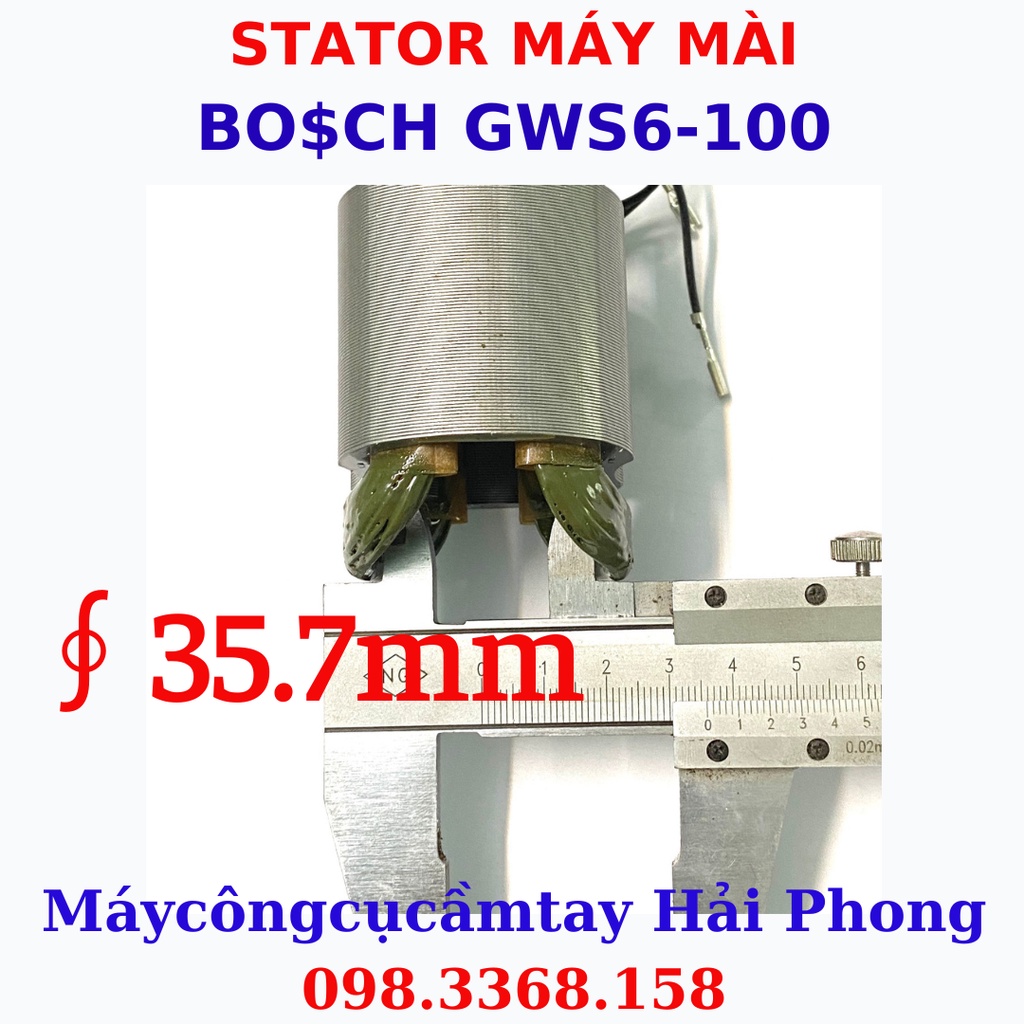 SA-TO  MÁY MÀI BO$CH GWS6-100. DCA .  220V-670W LOẠI 1