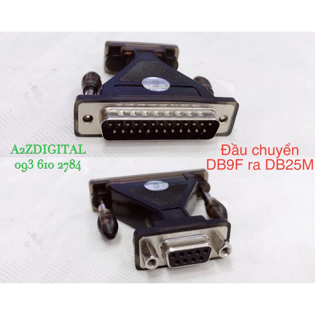 CÁP CHUYỂN TỪ USB RA COM (RS232) KÈM ĐẦU CHUYỂN DB9F RA DB25M - UNITEK Y105A