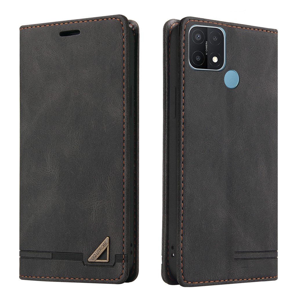 Case for Oppo A15 / A15S 008 Bao da điện thoại có ngăn đựng thẻ cao cấp cho