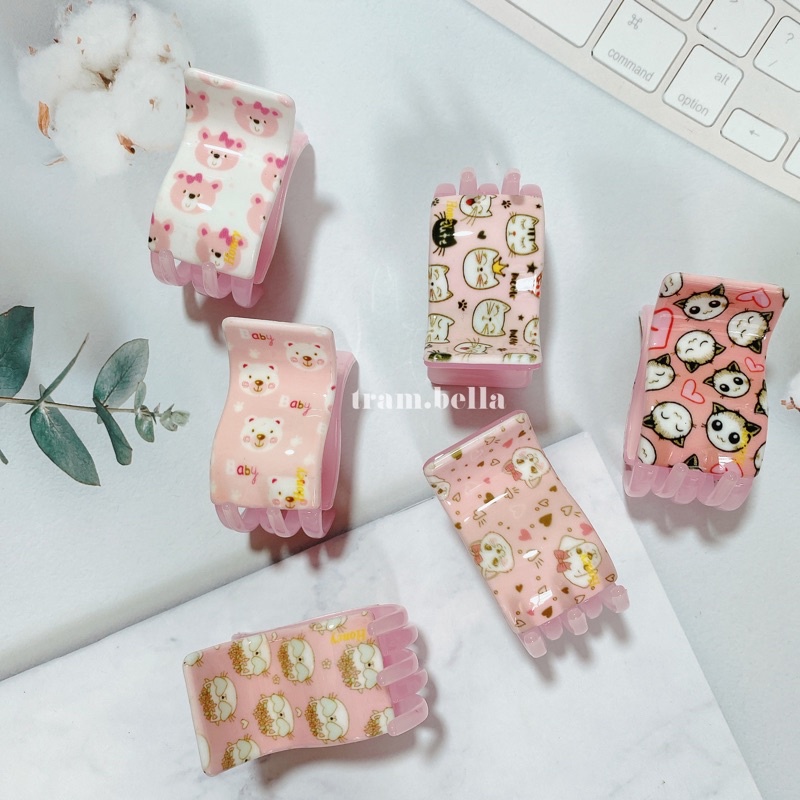 Kẹp tóc càng cua cao cấp kẹp càng cua 5 răng