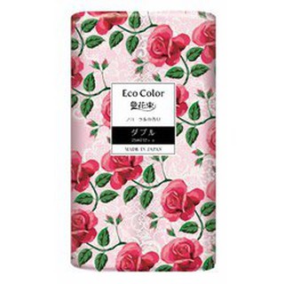 Giấy vệ sinh cao cấp kháng khuẩn hương hoa hồng Eco Color Nhật Bản