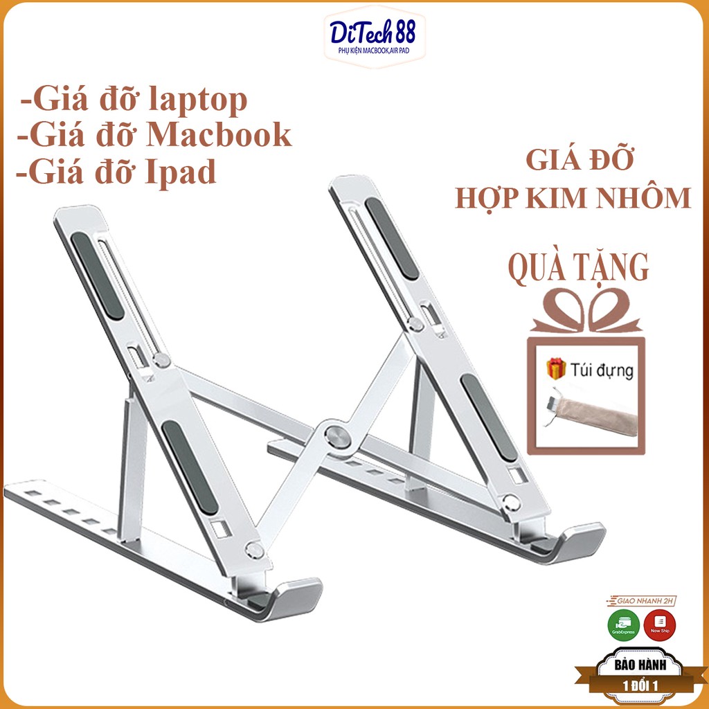 Giá đỡ LAPTOP,MACBOOK, IPAD hợp kim nhôm có thể điều chỉnh được độ cao,đế tản nhiệt laptop,giá đỡ macbook,kệ đỡ laptop