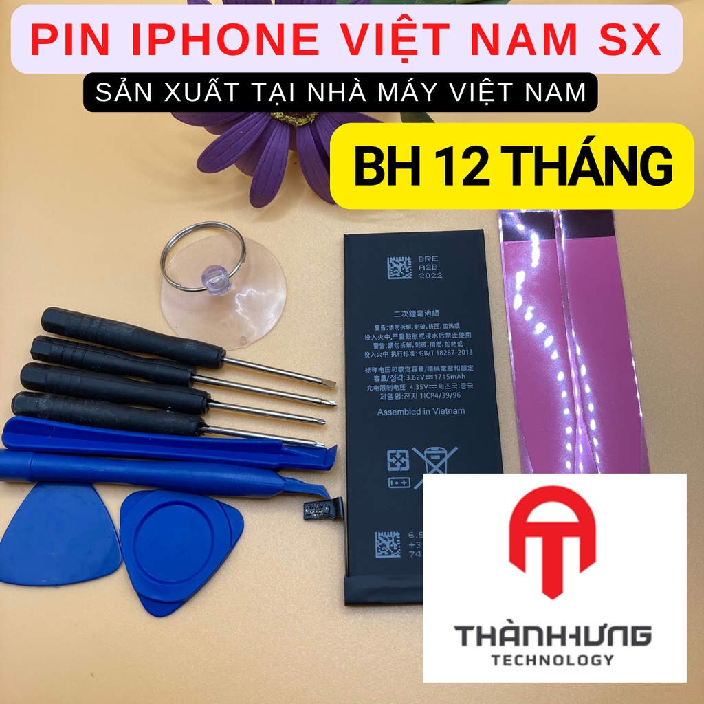 [HÀNG VIETNAM] Pin iPhone 4/ 4s/ iPhone 5/ 5S/ 5C/ iPhone 6/ 6S/ iPhone 6 Plus/ iPhone 6S Plus