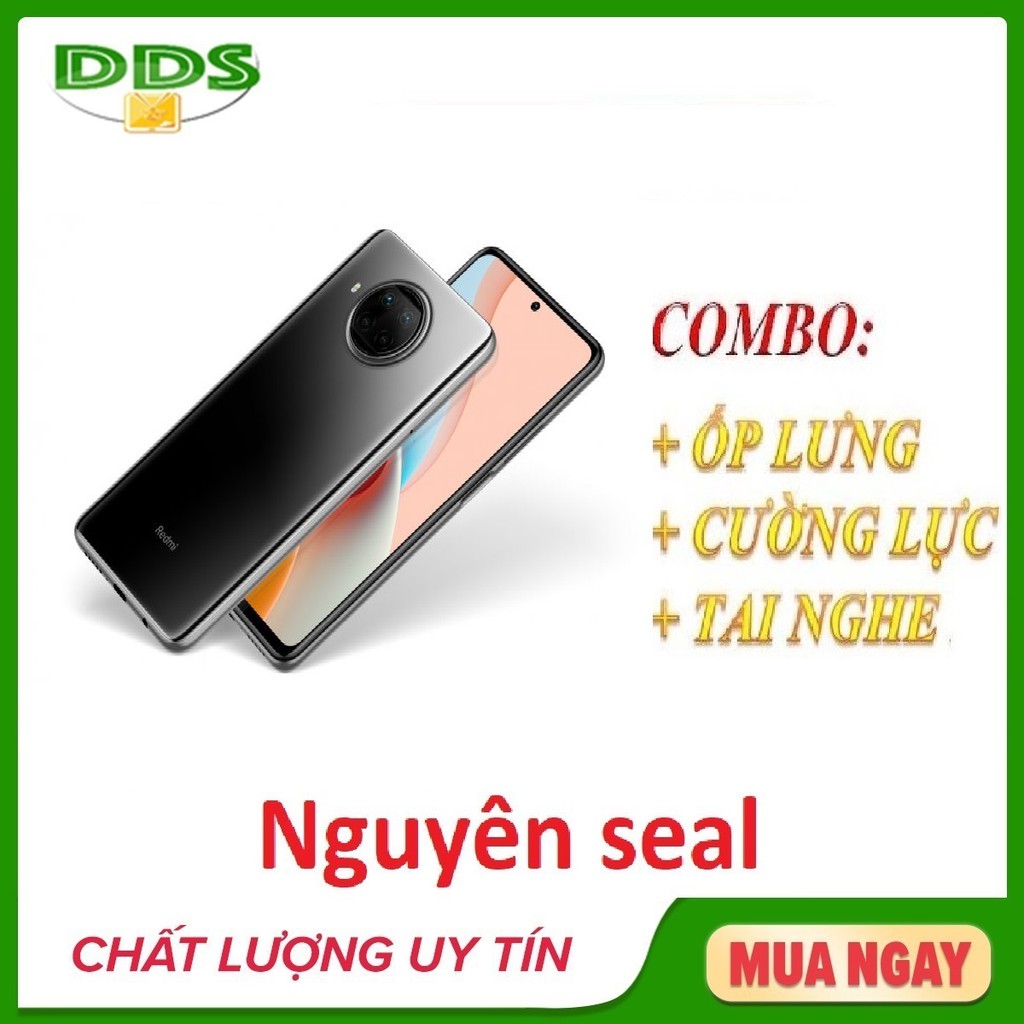 Combo Điện thoại Xiaomi Note 9 Pro 5G 6/128Gb + Ốp lưng + Cường lực + Tai nghe- Hàng nhập khẩu (China version)