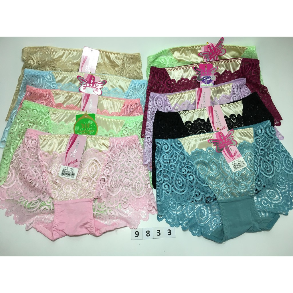 Set 10 quần lót ren 50=&gt;60kg MS989833