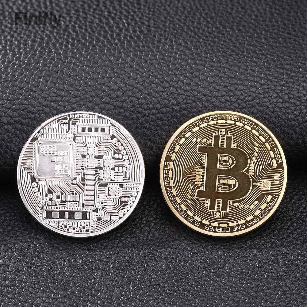 Đồng Xu Bitcoin Kèm Hộp Đựng