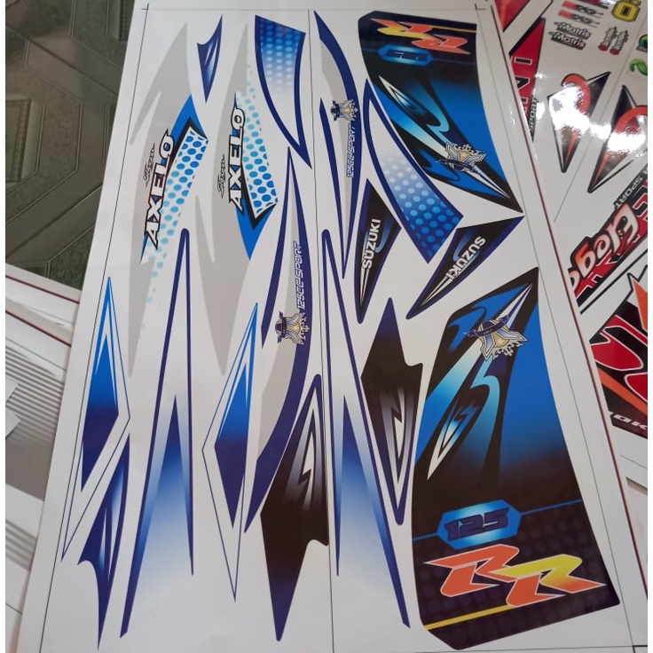 tem rời Axelo RR xanh bạc