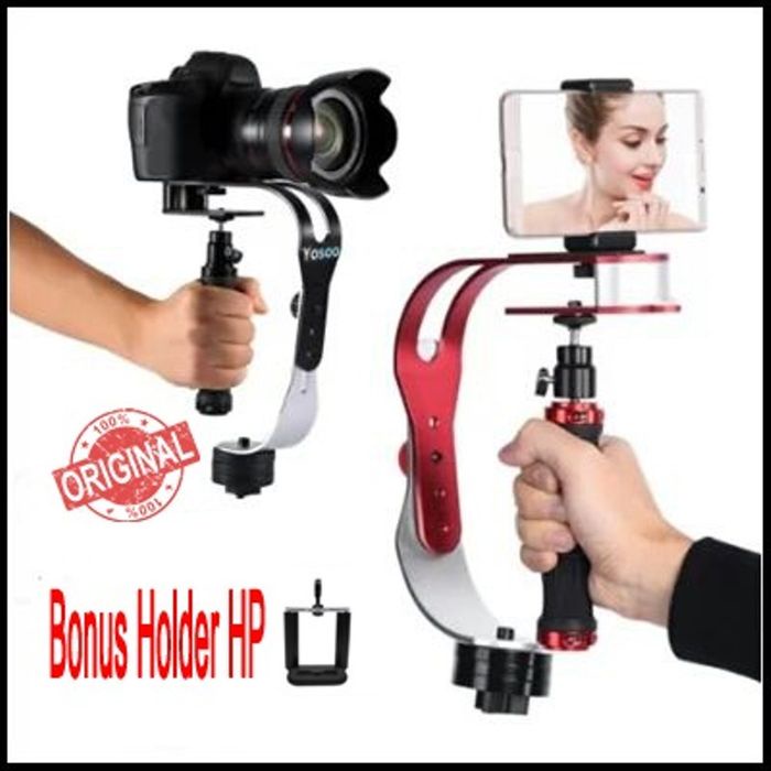Tay cầm chống rung cho máy ảnh dslr/điện thoại/máy ảnh | BigBuy360 - bigbuy360.vn