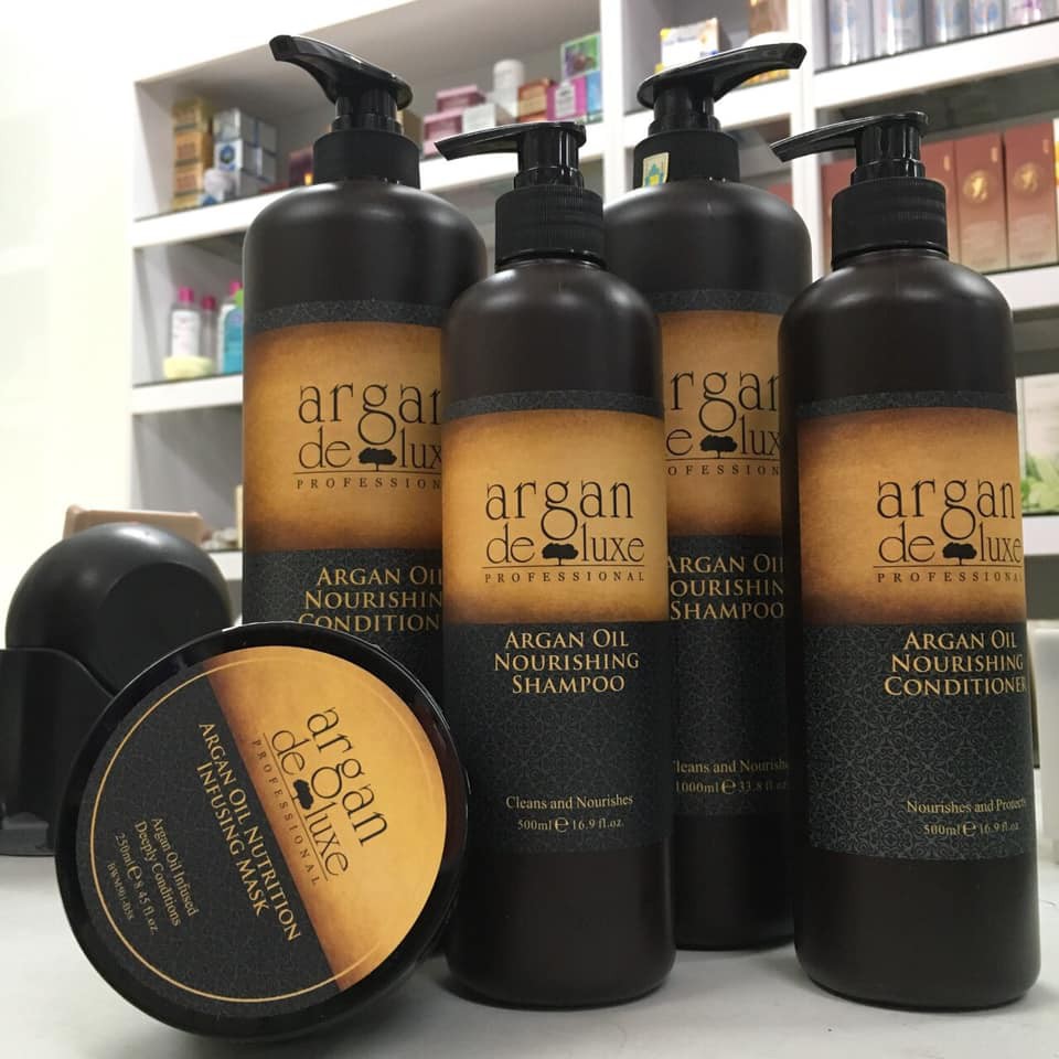 Hấp Dầu Argan Deluxe 250ML - Tặng Mũ Ủ