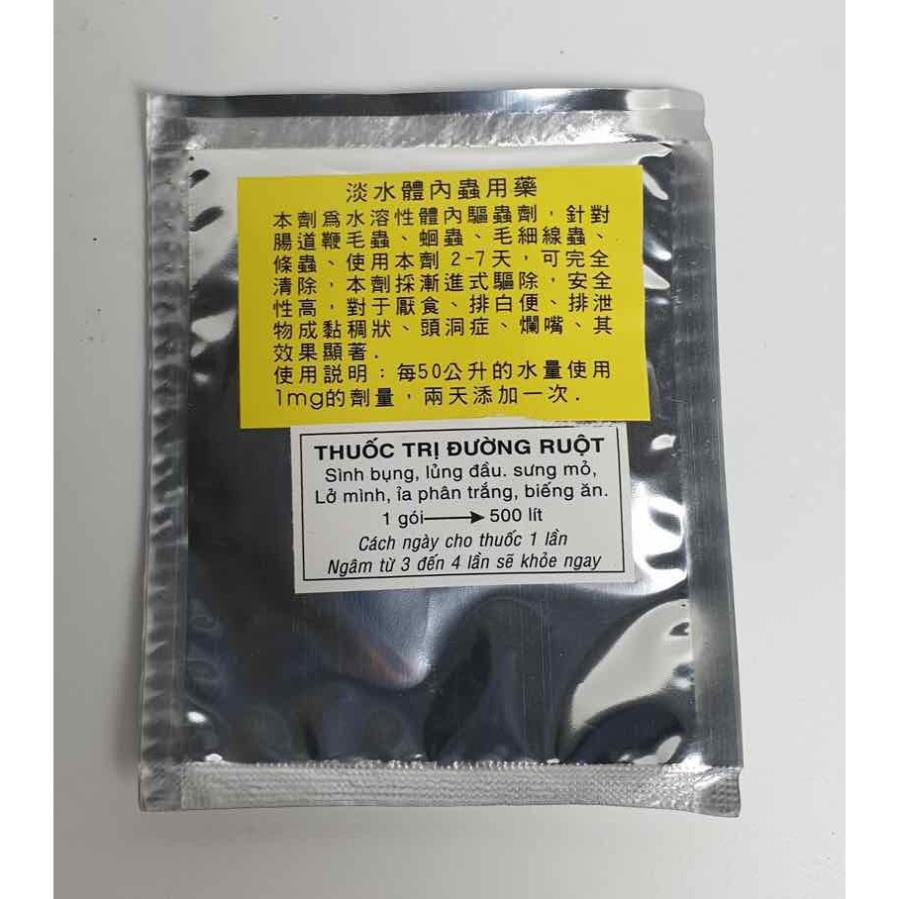 Bột Relive Xử Lý Khi Cá Bị Sình Bụng Phân Trắng -Trị Nấm Trắng Ghẻ - Ký Sinh Cá La hán - Hàng Công Ty