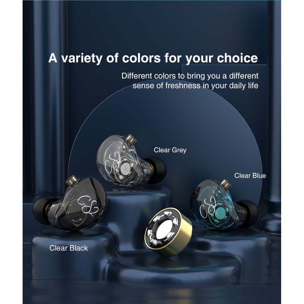 Tai Nghe Nhét Tai Có Dây TRN CS2 2PIN TRN MT1 V90 ST1 CS1 Chuyên Dụng