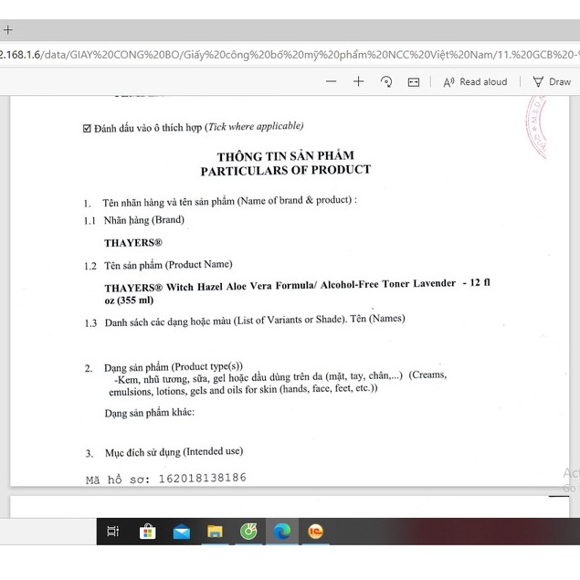 [Mã 153FMCGSALE1 giảm 10% đơn 250K] Nước hoa hồng Thayer Witch Hazel Aloe Vera Formula Alcohol-Free Toner | BigBuy360 - bigbuy360.vn