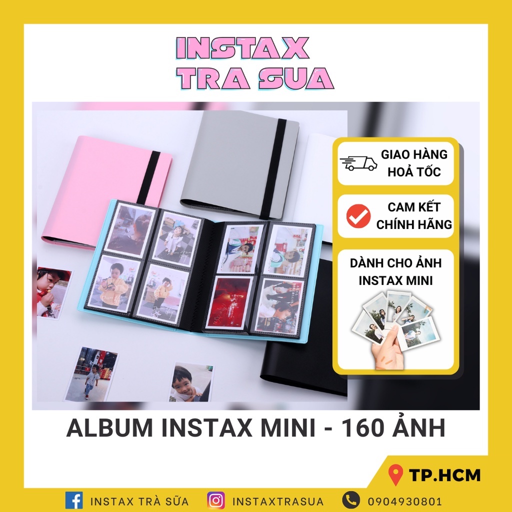 Album instax mini - BÌA KẸP (160 ẢNH)