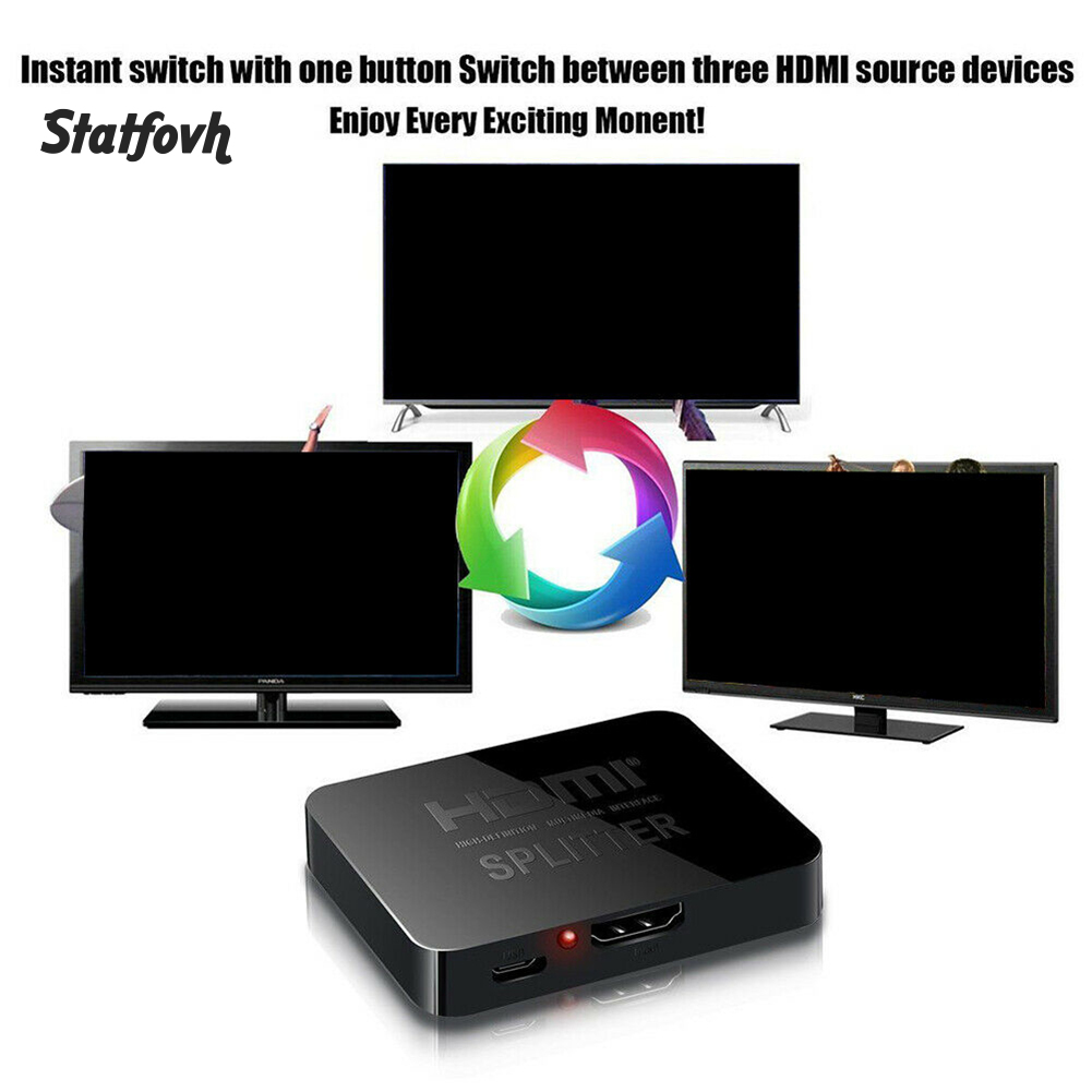 Bộ Chuyển Đổi Video Hdmi Ultra Hd 1 Đầu Vào 2 Đầu Ra Cho Hdtv Dvd Laptop