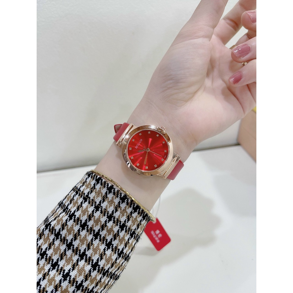 Đồng hồ thương hiệu bolun nữ chanh xã dây da cao cấp BH 12 THÁNG LỖI 1 ĐỔI 1 MIỄN PHÍ | BigBuy360 - bigbuy360.vn