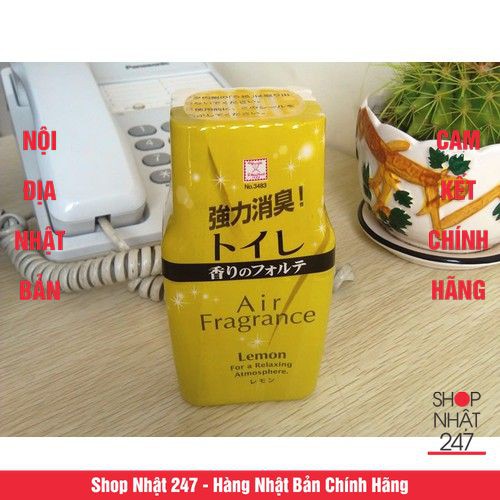 Hộp khử mùi toilet hương chanh Nội địa Nhật Bản