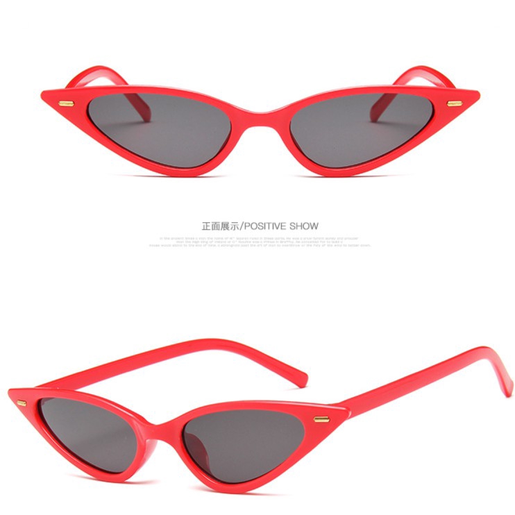 Kính râm mắt mèo UV400 cỡ nhỏ phong cách cổ điển hàng mới