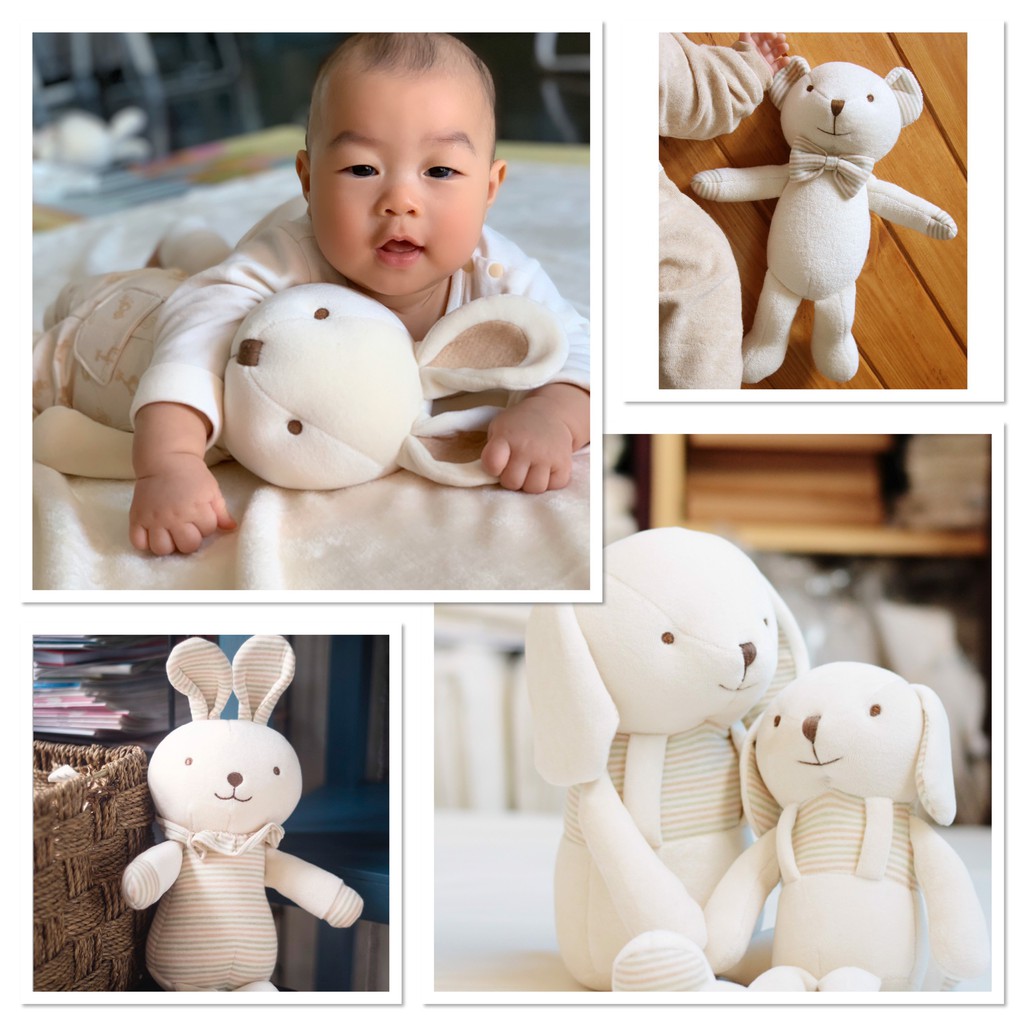 Thú bông hữu cơ JOHN N TREE Hàn Quốc Gấu/Chó/Thỏ - KS858