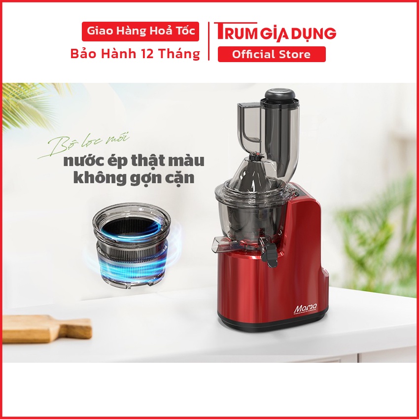 Máy ép trái cây, hoa quả chậm Sunhouse SHD5505, ép cam, ép táo, ép ổi giữ nguyên dinh dưỡng, bảo hành 24 tháng.